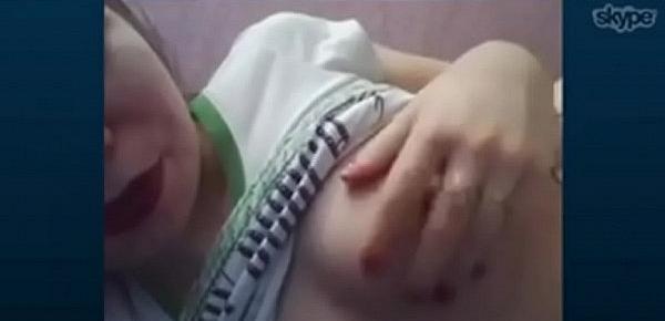  girl caught on webcam part 39 skype
